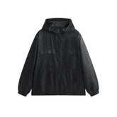 Men's Tonal Jacquard Hooded Jacket